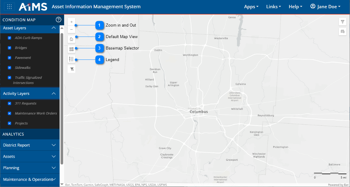 Imvision Map Navigate the Condition Map
